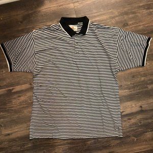 Frenzi Golf Polo - Black & White